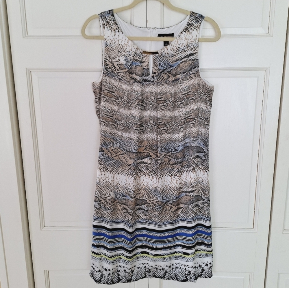 Dana Buchman snakeskin print dress